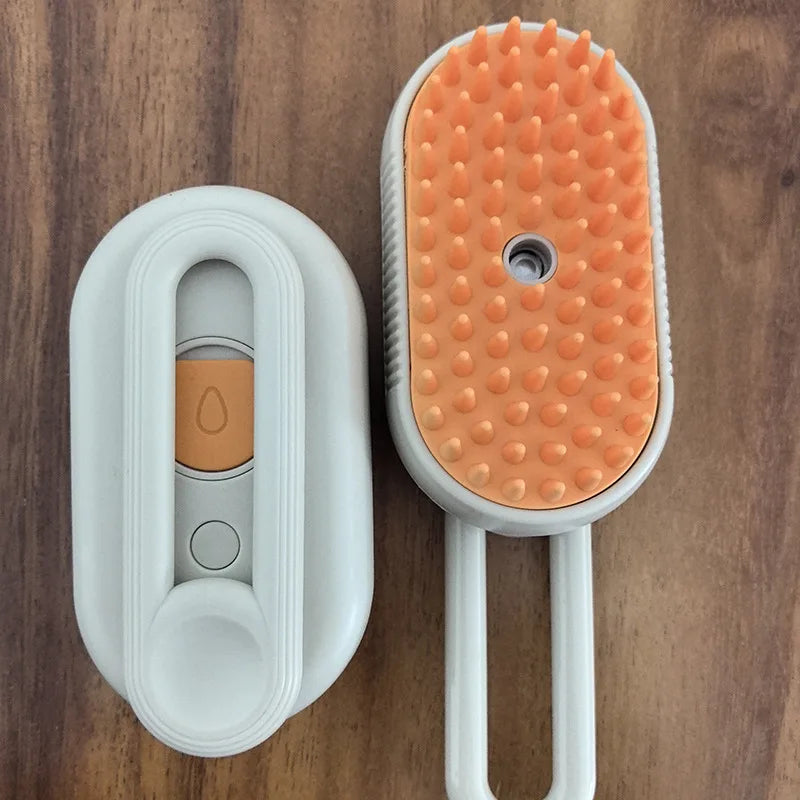 Pet Steam Brush Cat Dog Cleaning Steamy Spray Massage Beauty Comb 3 in 1 Hair Removal Grooming Supplies Pets Accessories